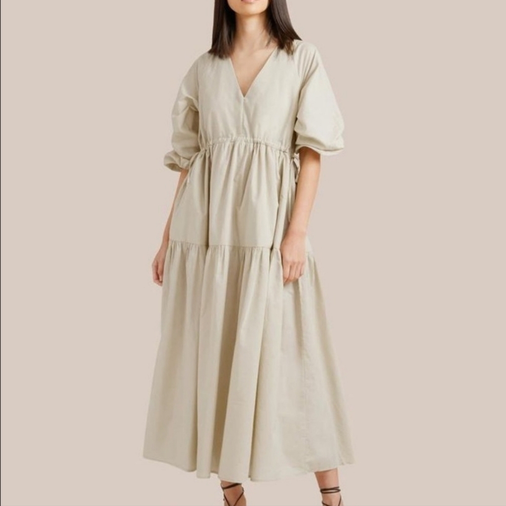 Modern Citizen Lyra Tiered Maxi Dress Medium / Large